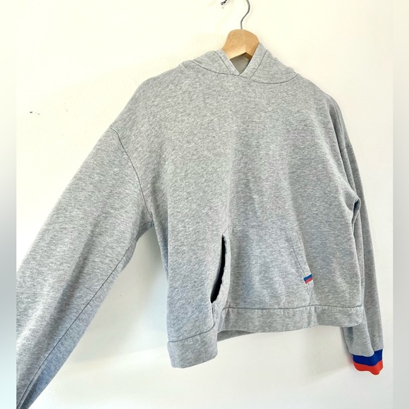KULE The Crosby Hoodie Heather Grey Pullover Sweatshirt Size Small - Picture 3 of 10